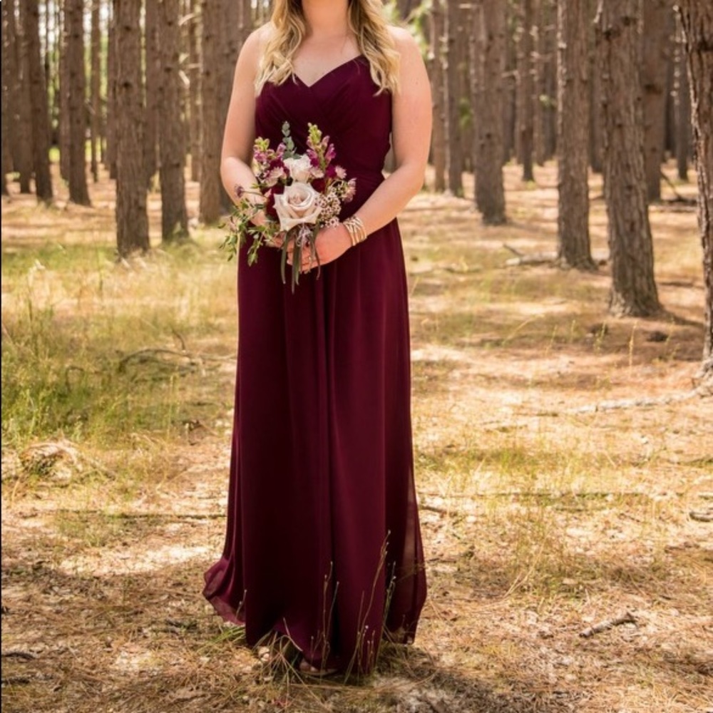 Sorella Vita Burgundy Bridesmaid Dress